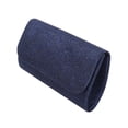 thumbnail image 2 of Premium Small Metallic Glitter Flap Clutch Evening Bag Handbag - Diff Colors, 2 of 4