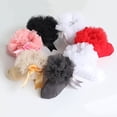thumbnail image 3 of Toddler Baby Girls Princess Bowknot Frilly Trim Socks Cotton Ruffle Socks, 3 of 4