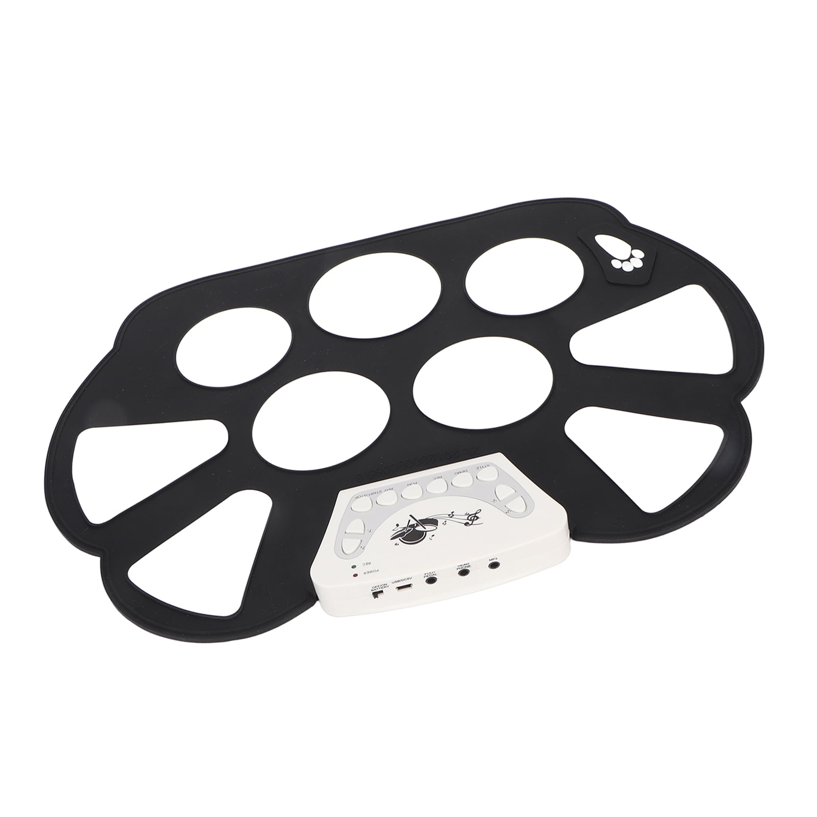 Batterie Électronique 9 Pads - Set Tambour USB Avec Casque, Pédale - Silicone, Portable