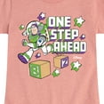 thumbnail image 3 of Disney - Toy Story - Buzz One Step - Toddler & Youth Girls Short Sleeve Graphic T-Shirt, 3 of 5