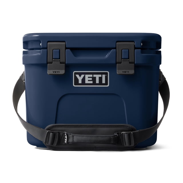 Cooler YETI Roadie 15 Hard con correa de doble uso, 15 L, azul marino
