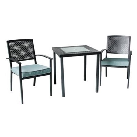 Woodard Cm 227452 Steel Newport Bistro Set 3 Piece Walmart Com
