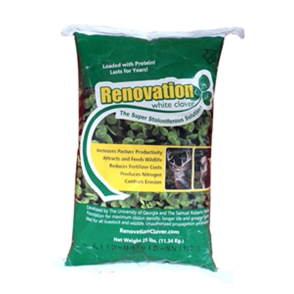 Renovation White Clover Seed 25 Lbs.