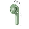 thumbnail image 2 of Holiday Gift Finder Mini Fan Handheld Folding Portable Silent Charging Handheld Fan, 2 of 9