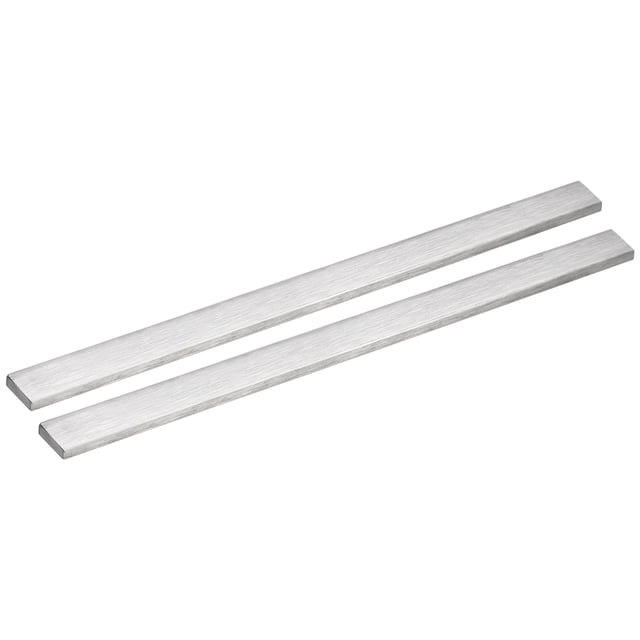Barra plana de acero inoxidable 316L, grosor de 1/8", ancho de 25/32", longitud de 12", paquete de 2