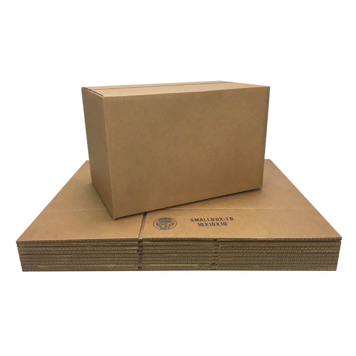 UBMOVE Single Wall Standard Moving Boxes, Foldable, 16x10x10 inch, 10 Count, 1 Pack