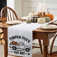 thumbnail image 3 of Fall Thanksgiving Table Runner, Autumn Thanksgiving Kitchen Dining Table Decoration for Home Party Decor 13x72 Inches, 3 of 9