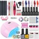 thumbnail image 1 of Juego de manicura con lámpara de uñas acrílica, secador de uñas, brocas, Kit de esmalte de Gel, juego de herramientas para manicura, 1 of 4