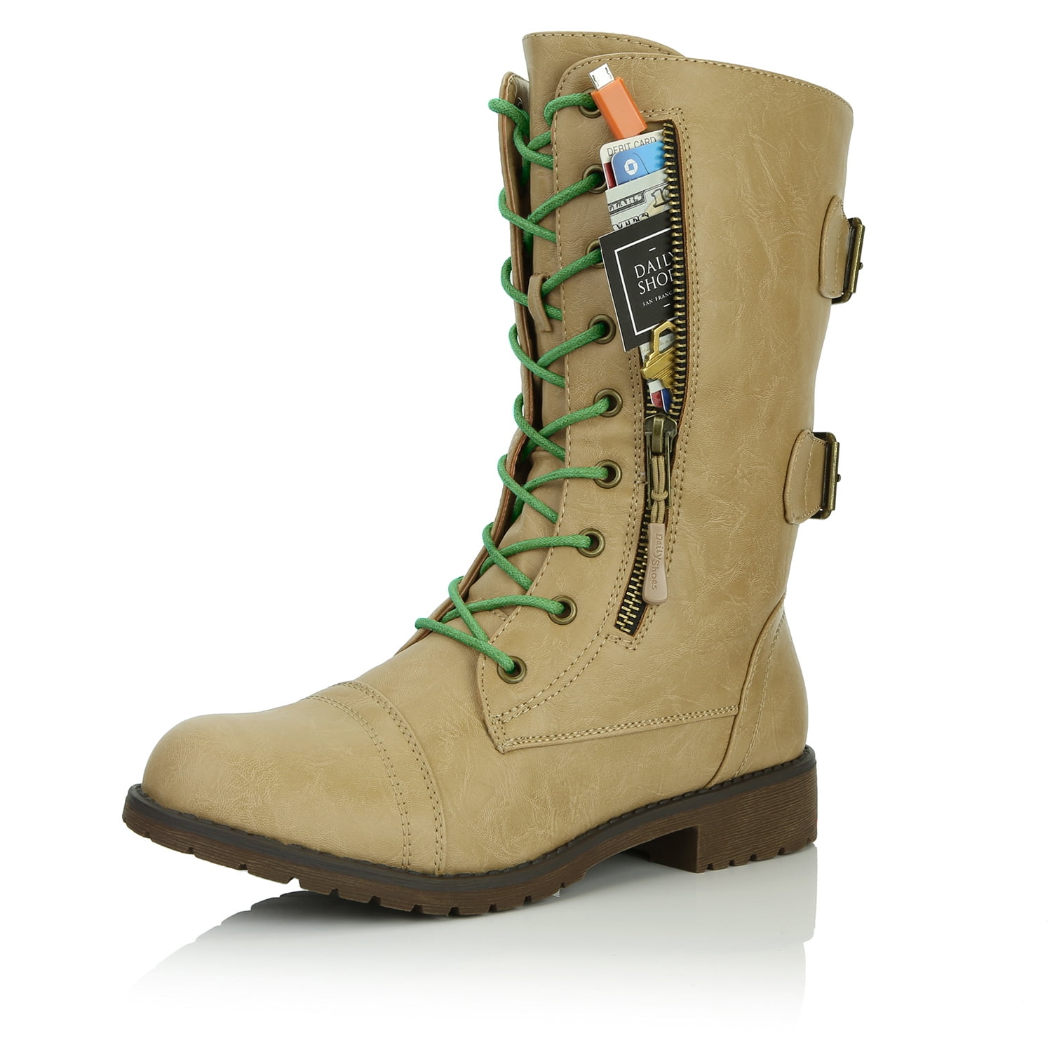 wide width combat booties