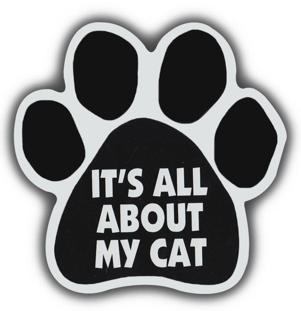 Dog/Cat Paw Shaped Magnets I'M NOT FAT IT'S JUST THE FURCars Refrigerators 