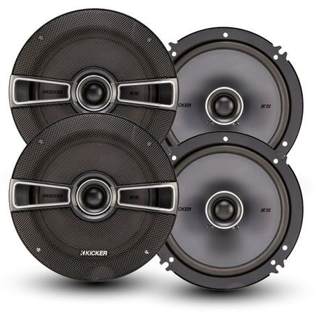 Kicker Speaker Bundle - Two pairs of Kicker 6.5 Inch KS-Series Speakers