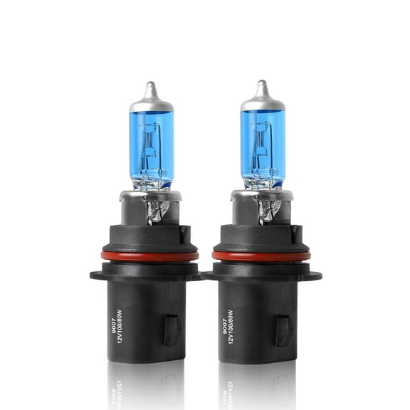 IHNZCB 9007 HB5 Halogen Headlight Bulbs Kit 4200K Warm White High Low Beam Light Super Bright Replacement