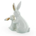 thumbnail image 3 of Elegant Ceramic Mother Bunny with Baby Figurine 8 Inches Tall, 3 of 4