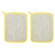 thumbnail image 2 of Toalla de baño exfoliante de nailon, 2 piezas Paño de baño exfoliante Paño de baño exfoliante Paño de baño de doble cara Compacto y liviano, 2 of 14