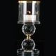 thumbnail image 2 of Elegante candebro de candebros para decoración, centro de de quete Bo doble Zulema Candelero de cristal, 2 of 7
