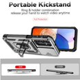 thumbnail image 4 of Estuche GANGXUN para Samsung Galaxy A15, soporte giratorio 360°, estilo mecánico y magnético, 4 of 5