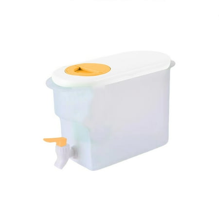

3.5L Large Capacity Plastic Beverage Dispenser Drink Dispenser with Tap Ice Lemonade Juice Container with Lid Fruit Teapot Lemonade Milk Bucket Drink Containe