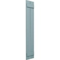 thumbnail image 2 of Ekena Millwork 11 1/4"W x 26"H True Fit PVC Two Board Spaced Board-n-Batten Shutters, Peaceful Blue (Per Pair - Hardware Not Included), 2 of 8