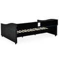 thumbnail image 6 of Upholstered Daybed with Foam Padded Back, MDF Board / Great Seating, Storage for Pillows, 6 of 6
