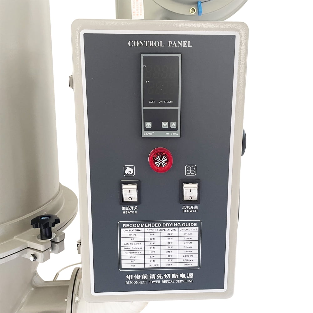 100KG Hopper Type Hot Air Plastic Dryer 220V Three-phase 5KW