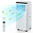 thumbnail image 2 of Kicctian 8000 BTU Portable Air Conditioner, 3-in-1 Cooling Unit with Dehumidifier & Fan,24H Timer, Remote Control, Window Kit Included, Covers Rooms up to 350 Sq.Ft, 2 of 6