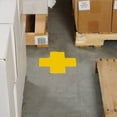 thumbnail image 4 of Brady Floor Tape,Yellow,2 inx5 in,Cross,PK20 104469, 4 of 4