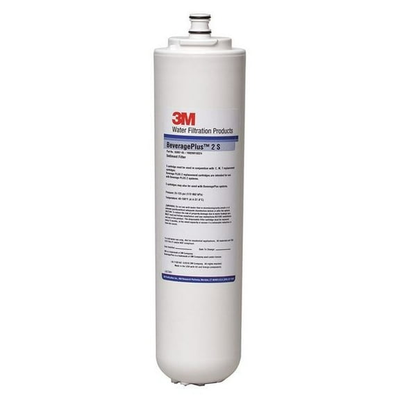 3m Quick Connect Filter, 0.5 gpm, 5 Micron, 12 in H CTG S for STM/TSR150