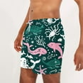 thumbnail image 5 of Summer Savings Clearance! Stamzod Mens Shorts Plus Size Fashion Print Beach Board Shorts Breathable Quick Dry Mens Bathing Suit With Drawstring, 5 of 6