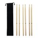 thumbnail image 1 of Raqueta Tambor Cepillo Baquetas Jazz Tambor Cepillo 5A Baquetas de Madera Accesorios para Instrumentos Musicales 3 pares de baquetas + bolsa de terciopelo, 1 of 4