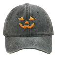 thumbnail image 4 of XIAOCHA Halloween Embroidered Baseball Cap for Women Adjustable Hat Band Party Travel Dad Hat,Army Green, 4 of 4
