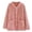 Pink, variant on Women's Flannel Single Piece Top, Coral Fleece Oversized Cardigan for Autumn Winter Season, Warm Plus Size Loungewear, Home Clothes, Sleepwear and Casual Comfort Wear Beige XL