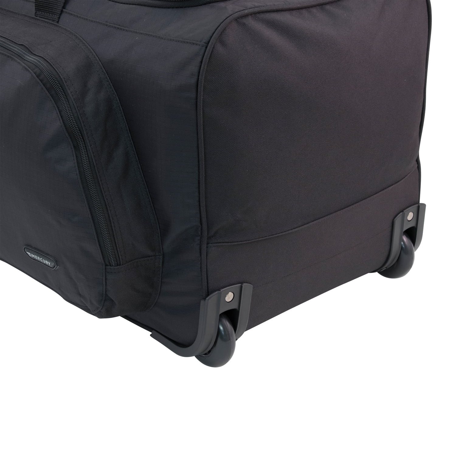 Mercury Luggage Waterproof Wheeled Duffel Bag, Black