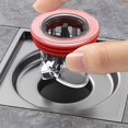 thumbnail image 4 of Grofry Odor Proof Floor Drain，Anti-overflow One Way Valve Seal Sewer Drain Cover Easy Install Bathroom Drain Core for Backflow Prevention And Odor Control, 4 of 8