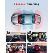 REDTIGER 4 Channel Dash Cam, 2.7K Front + 1080P Inside & Rear, STARVIS 2, 360° Car Camera with IR… — $219.99 (15% off)