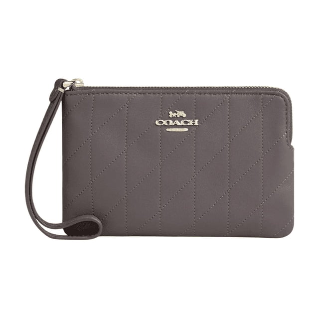 Monedero Coach Corner Zip Wristlet Acolchado en Piel Napa para Mujer Edición Especial