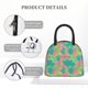thumbnail image 4 of Balery Colorful Palm Leaves Bolsa de Almuerzo para Mujeres, Caja de Almuerzo, Bolsa de Almuerzo Pequeña Impermeable, Tote de Almuerzo Reutilizable con Gran Capacidad, 4 of 6