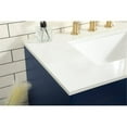 thumbnail image 4 of Elegant Decor Eugene 30" Aluminum MDF Single Bathroom Vanity in Blue, 4 of 8