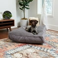 thumbnail image 4 of Happy Hounds Buster Sherpa Rectangle Pillow Style Dog Bed, Gray, Large (48 x 36 in.), 4 of 7