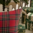 thumbnail image 5 of Lapalife 2 Pack Christmas Plaid Pillow Cover, Snowflake Scottish Tartan Checks Cushion Cover Decorative Throw Pillow Case, 18''x 18'', 5 of 6