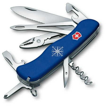 Victorinox Swiss Army Skipper Multi Tool Pocket Folding Knife - 53663 - Blue