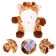 thumbnail image 3 of KAKOWELY Marionetas de mano de peluche para contar historias Marionetas de mano de jirafa interactivas Marionetas de mano de animales de peluche de dibujos animados, 3 of 4
