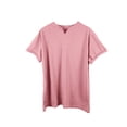 thumbnail image 4 of JDEFEG Sweatshirts for Men Big and Tall Men's Muscle V Neck Shirts Slim Fit Shirt Short Sleeve T Shirts Casual Tee Running Gym Workout Tee Tops Undershirts Pink Size M, 4 of 4