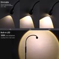 thumbnail image 4 of Lámpara de pie LED ajustable O'Bright Ray, negro mate, 4 of 7