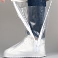 thumbnail image 1 of Cubierta de botas de lluvia de PVC Unsiex Protectores de zapatos impermeables de tubo alto Suministro (L) JShteea Libre de BPA, 1 of 9