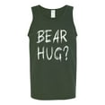 thumbnail image 2 of Bear Hug Lover | Mens Animal Lover Graphic Tank Top, Forest Green, 3XL, 2 of 3