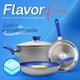 thumbnail image 3 of Juego de Sartenes de Zafiro Antiadherentes Flavor Pan Ideales para Parrilla de Inducción, gas, Calentamiento Uniforme -Cubierta de Zafiro Antiadherente, 3 of 9