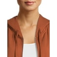 thumbnail image 4 of Time and Tru Women's Zip Up Hoodie, 4 of 5