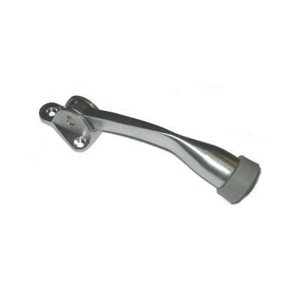 Cal-Royal SBDh5 26D Door Stop, Kick Down 5" Arm, Satin Chrome Finish