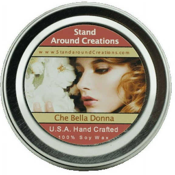 CHE BELLA DONNA TIN 2-OZ. ALL NATURAL SOY CANDLE
