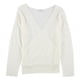 thumbnail image 1 of Suéter de punto para mujer bar III color blanco roto extragrande, 1 of 2